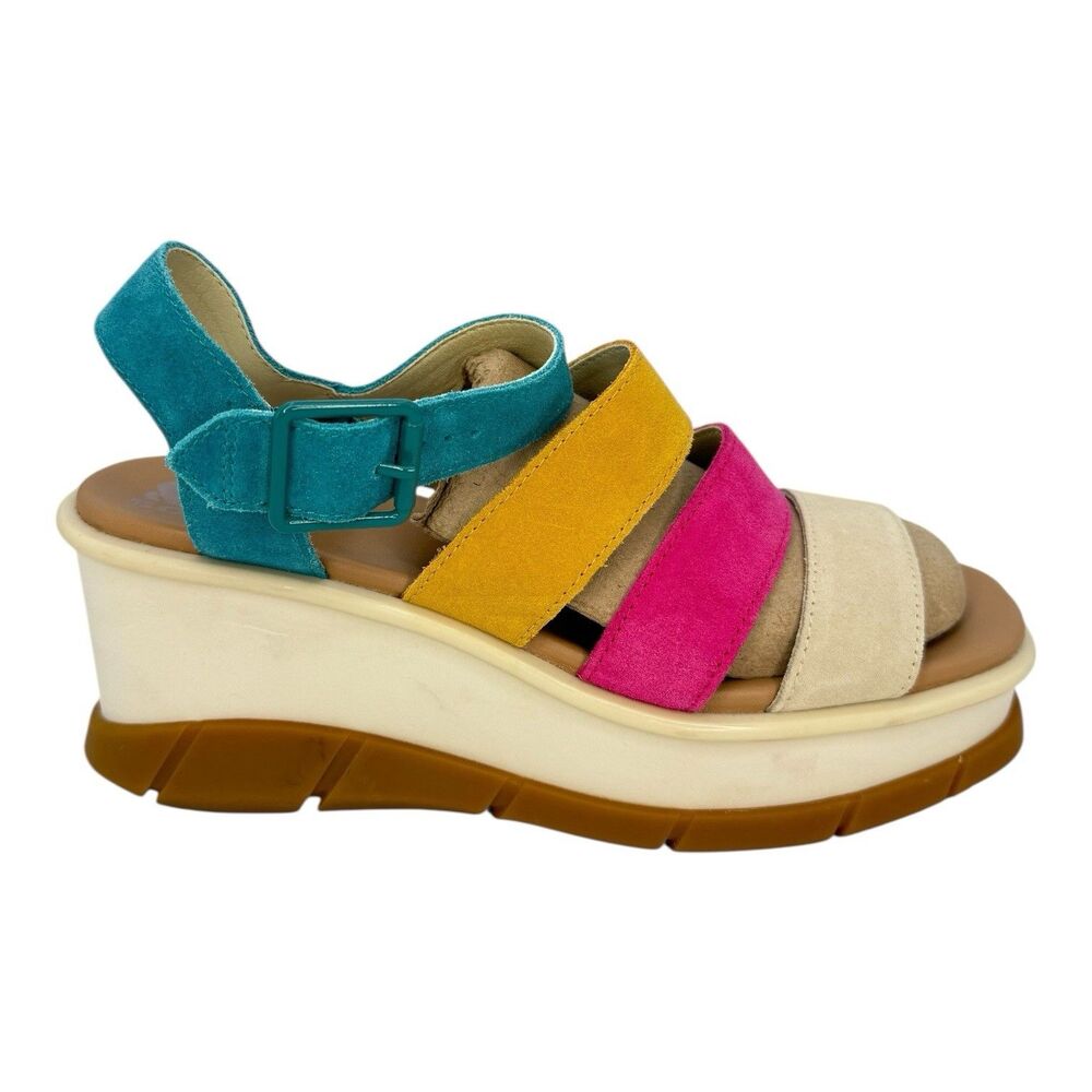 Sorel Womens Joanie III Ankle Strap Wedge Sandal Shoes Size 9.5 - Picture 5 of 6